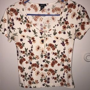 Rue 21 Flowered Crop Top